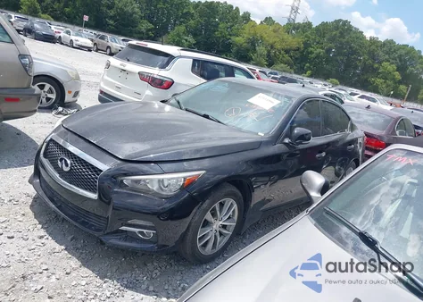 2014 Infiniti Q50 Premium z USA, uszkodzony, nr VIN JN1BV7AR9EM684288